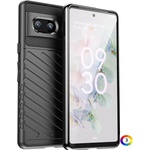 Google Pixel 7 5G Удароустойчив Twill Texture Калъф и Протектор