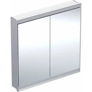 Geberit Вграден огледален шкаф Geberit One ComfortLight 90 см от анодизиран алуминий (505.803.00.1)