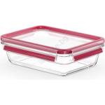 Tefal - Контейнер за храни 1, 1 л MSEAL GLASS червен/стъкло (GS0287)