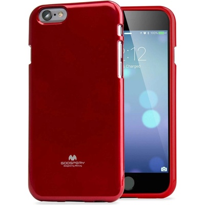Mercury / kryt pro Apple iPhone 6 / 6S - Mercury, Jelly Case Red