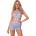 Obsessive Shaderi Dress & Thong Blue M/L