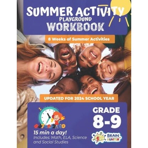 Summer Activity Playground Grade 8-9 | Brain Hunter Prep (ISBN: 9781951048488)