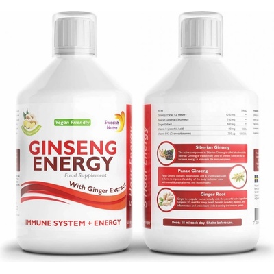 Swedish Nutra Ginseng Energy 500 ml