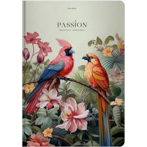 Shkolyaryk Publishing House Тетрадка, A4, карирана, 80 страници, твърда подвързия, SHKOLYARYK "Passion" A4-IC-080-7034K (A4-IC-080-7034K)