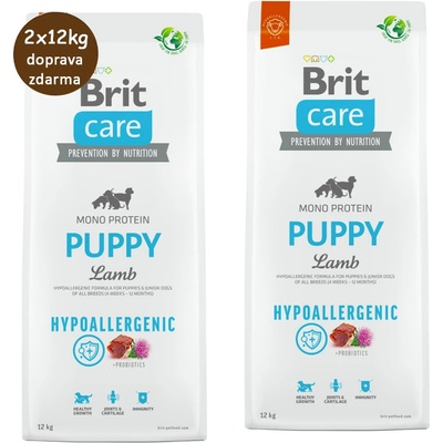 Brit Care Hypoallergenic Puppy Lamb 2 x 12 kg