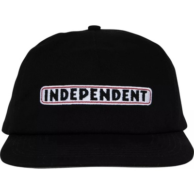 INDEPENDENT Bar Logo Snapback Unstructured Hat Black 154827