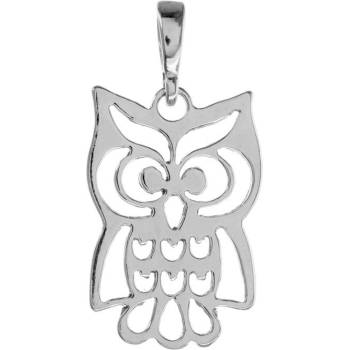 Argento Stříbrný přívěsek sova 84511
