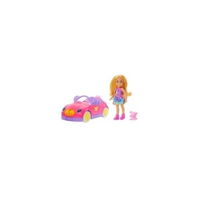 Mattel Barbie Chelsea a medvedíkové autíčko HXN05