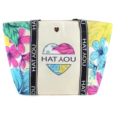 Плажна дамска чанта HatYou BR0466, Светложълт