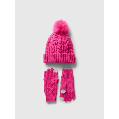 Gap Children's scarf and hat set Girls ružová