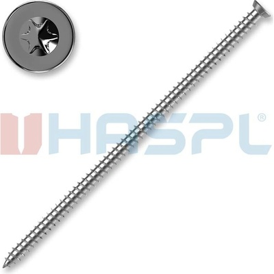HAŠPL Okenní šroub 7,5x152 mm ZHD TX30 ZB závit celý (100 ks/bal.)