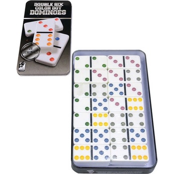 Domino v kovovém boxu 28 ks 19x11cm