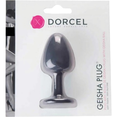 Dorcel Geisha Plug M - анален разширител с топчета (черен)