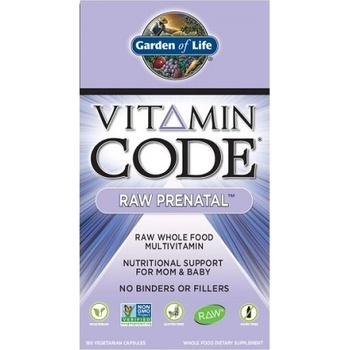 Garden of Life Vitamín RAW Prenatal 180 kapslí