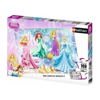Nathan Пъзел Nathan Sparkling Princesses 36 x 26 cm 100 Части