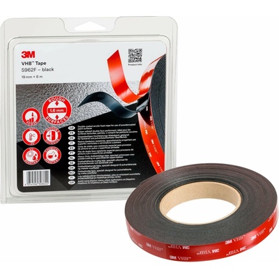 3M Páska obojstranná akrylová VHB 5962F 19 mm x 8 m čierna