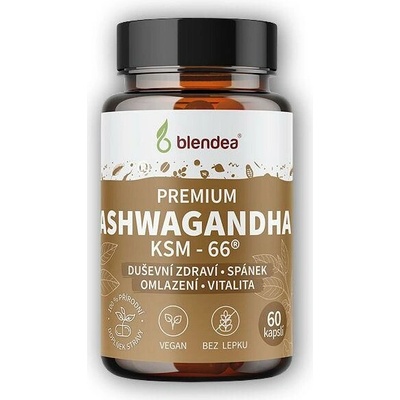 Blendea Ashwagandha Premium KSM-66 60 kapslí