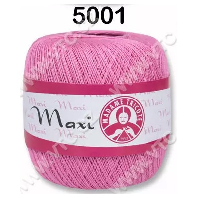 MADAME TRICOTE PARIS Příze Maxi - klasická i Metallic Maxi: 5001 Tmavě růžová