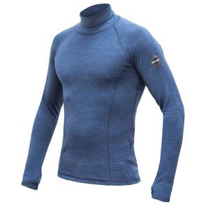 Sensor Merino Bold Roll Neck с дълъг ръкав Размер: M / Цвят: син