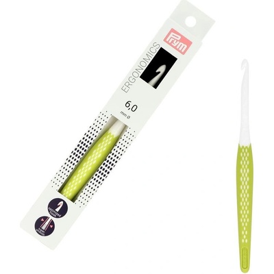 Ergonomický háček Prym 6 mm limetka
