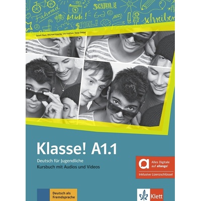 Klasse A1.1 – Hybride Ausgabe – Kursbuch + MP3/Video allango.net + Lizenz (24 Monate)