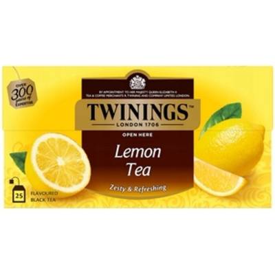 Twinings Lemon Scented Tea|čierny čaj s citrónovou notou 25 vrecúšok