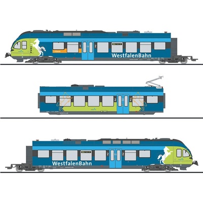 Liliput elektrická jednotka FLIRT WestfalenBahn 3-dílná AC digitální L133867 – Hledejceny.cz