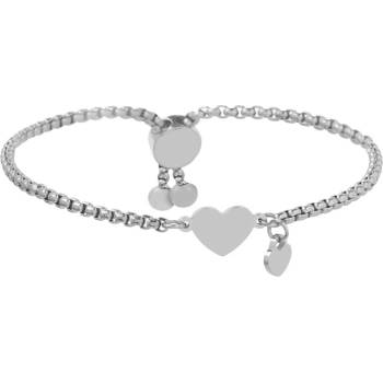 Bellita Сребриста дамска гривна със сърце Bellita (BLT-BJ-1306-S)