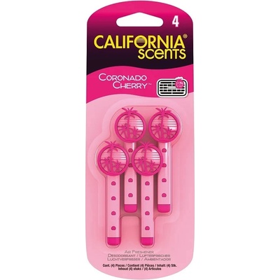 California Scents Vent Stick Coronado Cherry 4 ks