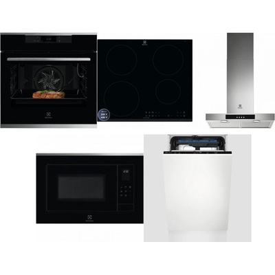 Set Electrolux KOEBP39X + LIR60433B + LFT426X + LMS4253TMX + EEM23100L