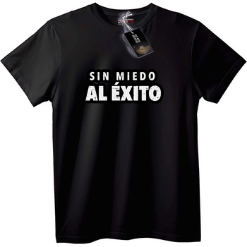 NOONEBRAND Тениска Без Страх от Успеха - 2XL, Black