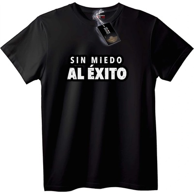 NOONEBRAND Тениска Без Страх от Успеха - 2XL, Black