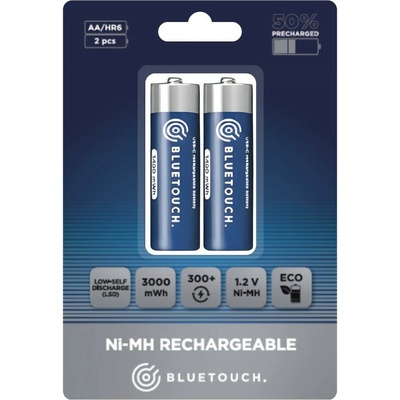 BLUETOUCH nabíjecí baterie AA 3000 mWh U1273