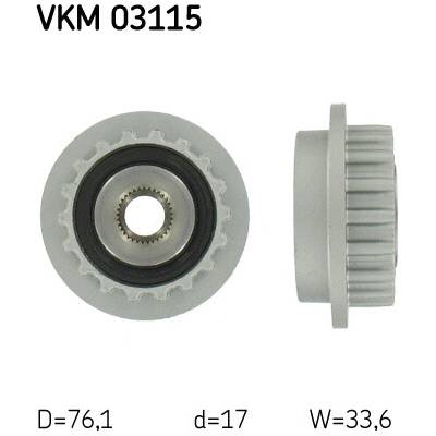 SKF Předstihová spojka VKM03115