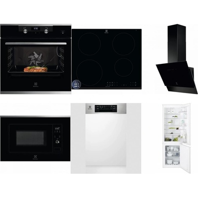 Set Electrolux KODEC75X2 + LIR60433B + LFV616K + LMS2203EMX + EEM43300IX + ENT6TF18S