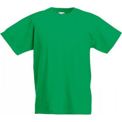 Fruit Of The Loom tričko Valueweight T zelená výrazná