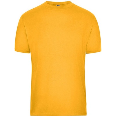 James&Nicholson pánske tričko JN1808 gold yellow