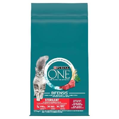 PURINA One Sterilcat Wołowina suché krmivo pre mačky 9,75kg