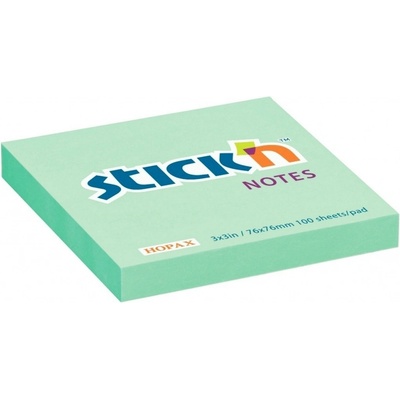 Hopax Stick'n Pastel Notes zelený 76 x 76 mm 100 listů – Zboží Živě