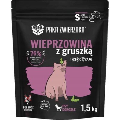 Paka Zwierzaka Bravčové mäso s hruškou 1,5 kg