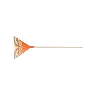Hrábě plastové 60cm 24z s násadou 160cm