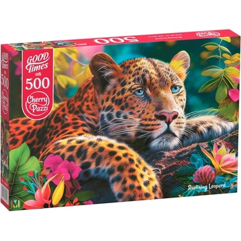 Image 1 of Cherry Pazzi Пъзел Cherry Pazzi от 500 части - Легнал леопард (20166)