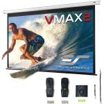 Elite Screens Електрически прожекционен екран, стена/таван, 366 x 274 cm, EliteScreens VMAX180XWV, Формат 4: 3, Trigger 12V (VMAX180XWV) Прожекционни екрани