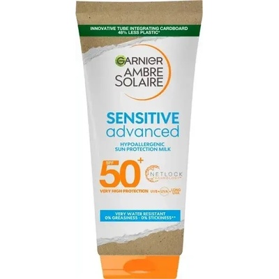 Garnier Слънцезащитно мляко туба Ambre Solaire Sensitive Advanced SPF50+ 200 мл (g-50-200)