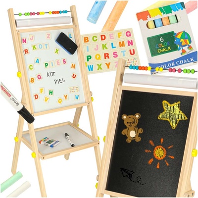 Janod Magnetická a křídová tabule Splash výškově nastavitelná