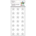 TITANUM Self-adhesive crystal stars 19x19mm 21pcs