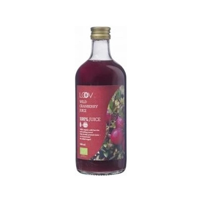 Loov Šťáva z divoké lesní brusinky 100% bio 0,5 l
