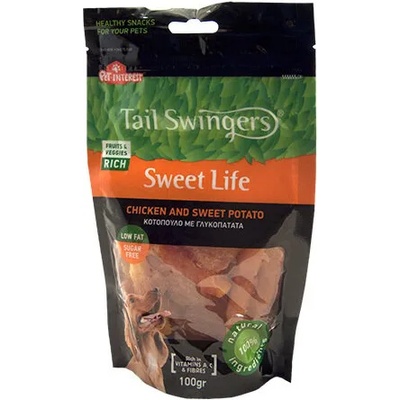 Pet Interest Sweet Potato Bites With Chicken парченце сладък картоф, увит в пилешко филе, 100гр