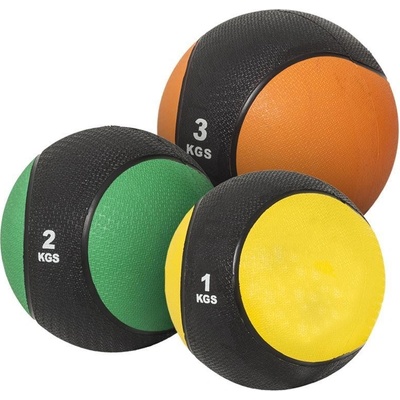 Gorilla Sports 6 kg 1x 1 kg 1x2 kg 1x3 kg Medicinbal set