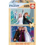 Educa Дървен пъзел, Educa, Frozen, 2 х 25 части (EDU19959)